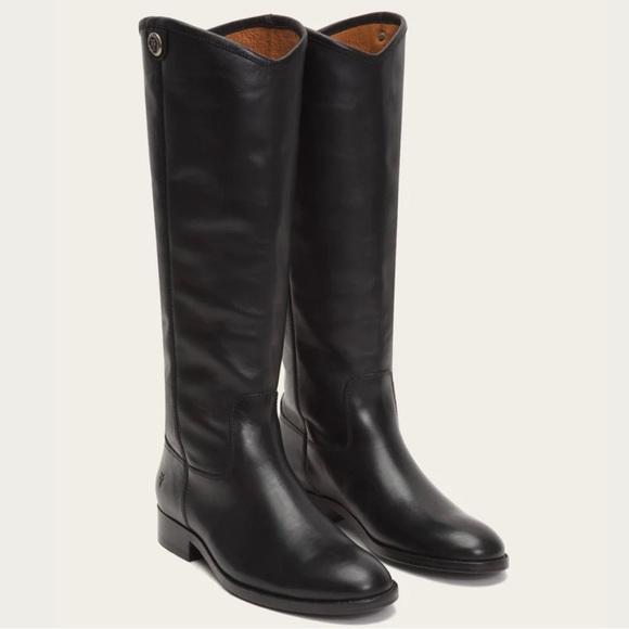 Frye Shoes - ⬇️SALE!!! NWT Frye Melissa Button 2 Black Leather Boot- Size 7